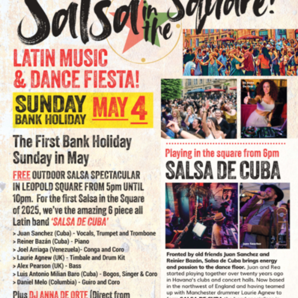 Salsa in the Square - Sunday 4th May 2025