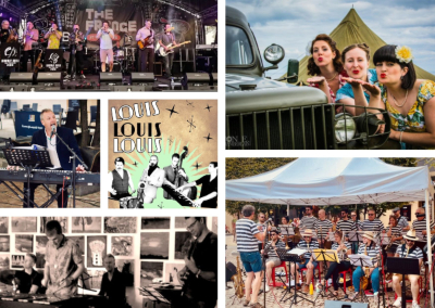 Music artists playing at Leopold Square in July 2025